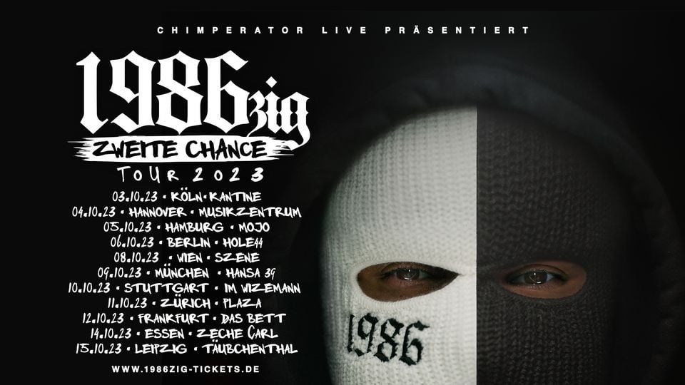 1986zig - Zweite Chance Tour 2023 al Szene Wien Tickets
