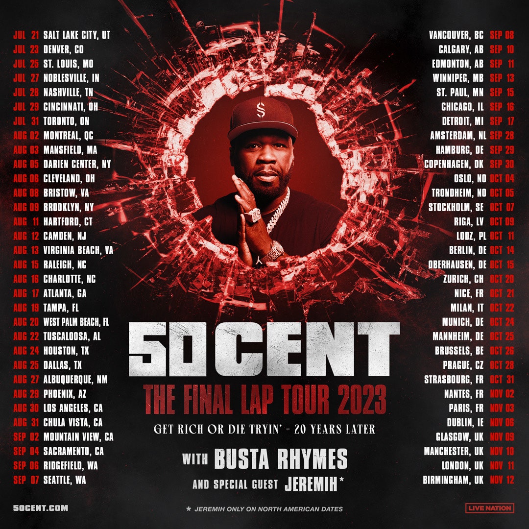 50 Cent - The Final Lap Tour in der Hallenstadion Tickets