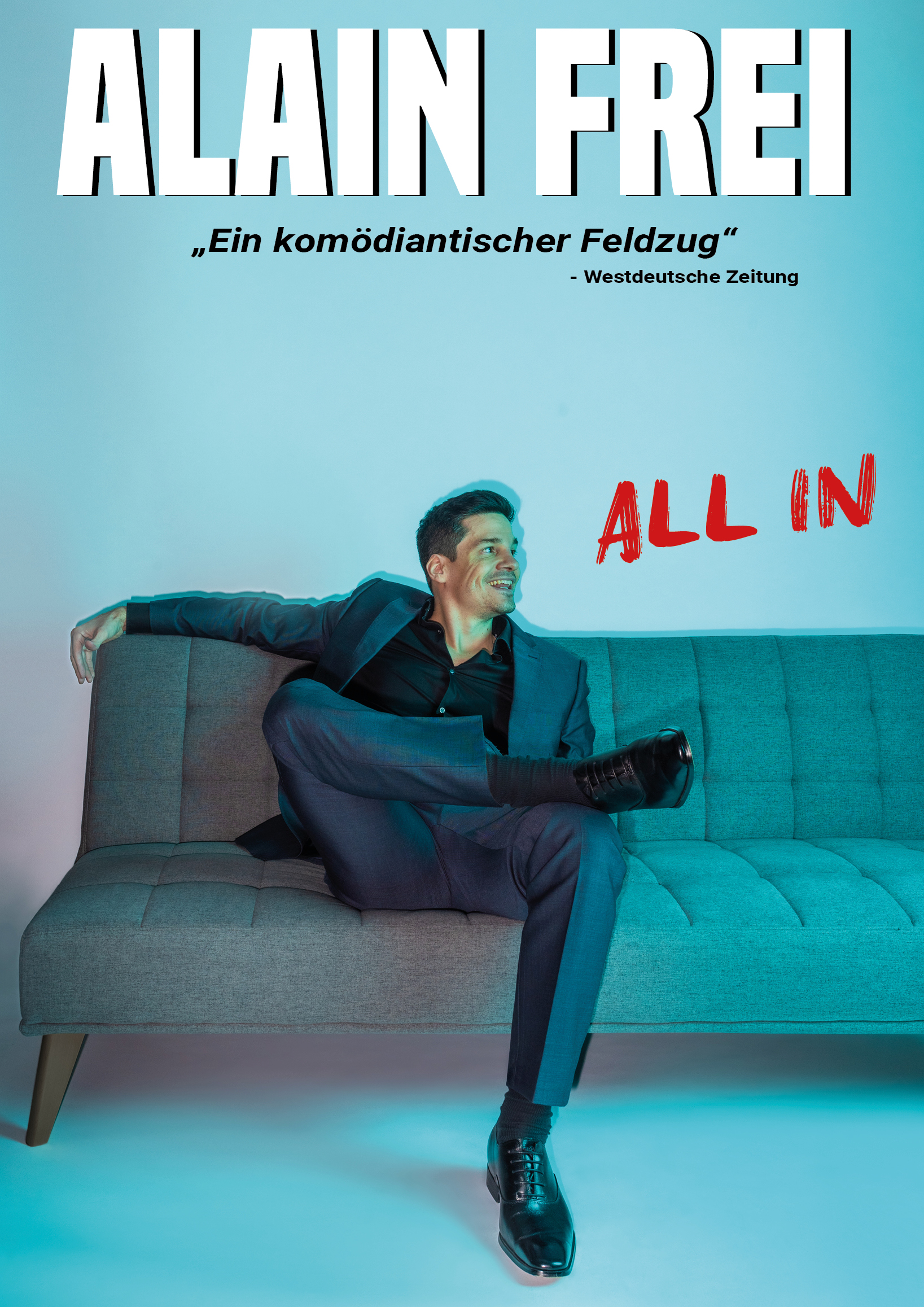 Alain Frei - All In in der Volkshaus Zürich Tickets