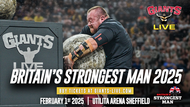 Britain's Strongest Man 2025 en Utilita Arena Sheffield Tickets