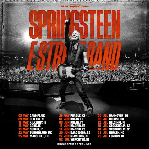 Bruce Springsteen - The E Street Band al Orange Velodrome Tickets