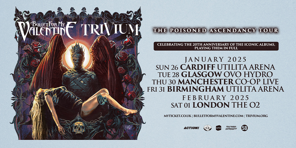 Bullet For My Valentine - Trivium al Utilita Arena Birmingham Tickets