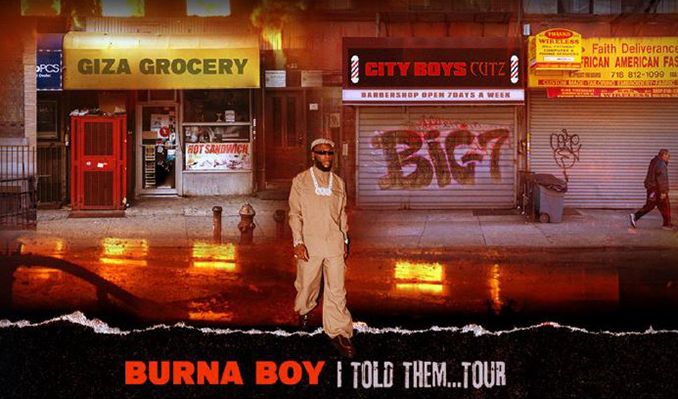 Burna Boy - I Told Them at London Stadium Tickets