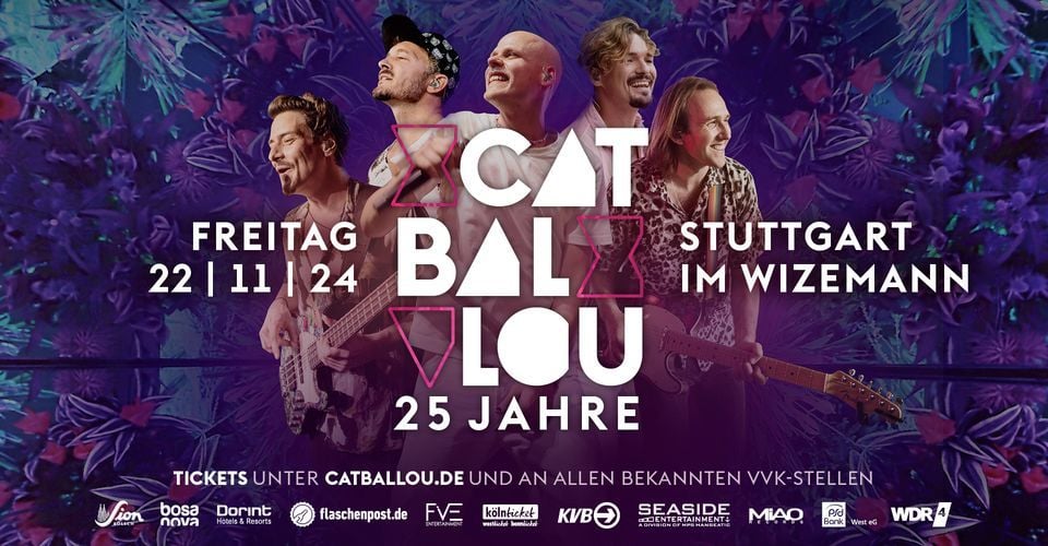 Cat Ballou - Jubiläumstour 2024 en Im Wizemann Tickets