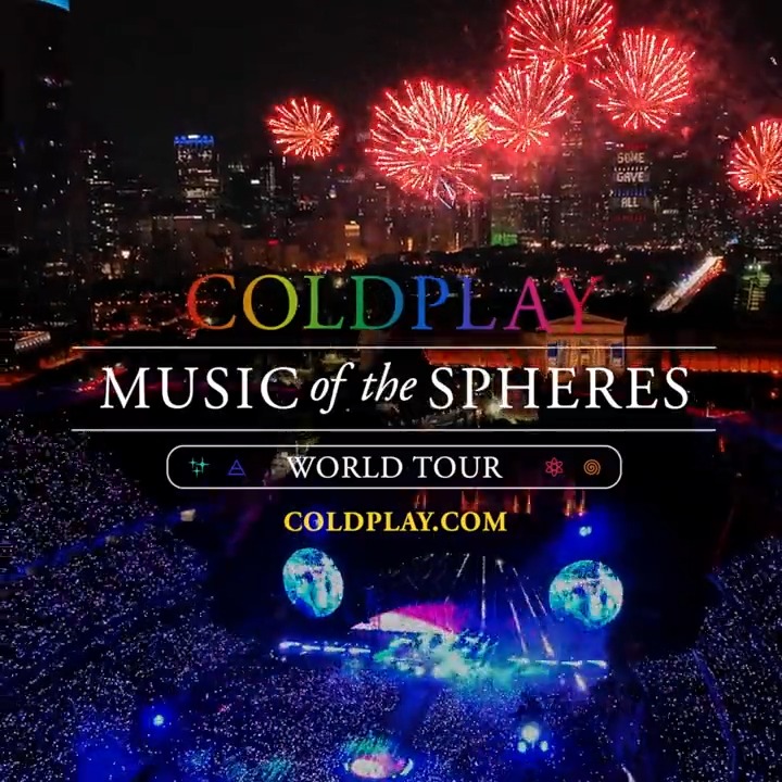 Coldplay Music Of The Spheres World Tour al Stadio Diego Armando