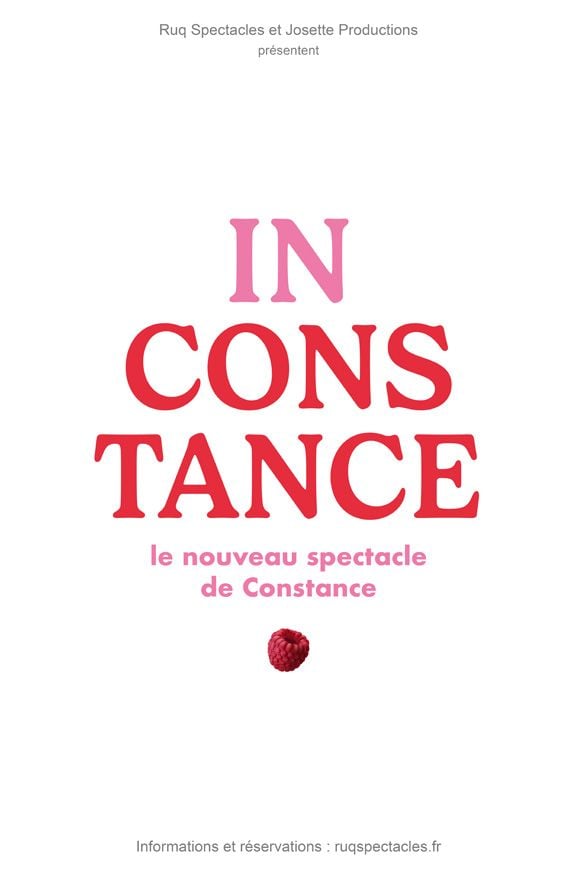 Constance - Inconstance en Le Sax Tickets