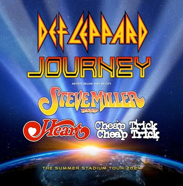 Def Leppard - Journey: The Summer Stadium Tour 2024 - Heart at Fenway Park Tickets