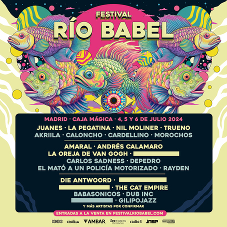 Festival Rio Babel Amaral : Andres Calamaro - La Oreja De Van Gogh in der Caja Magica Tickets
