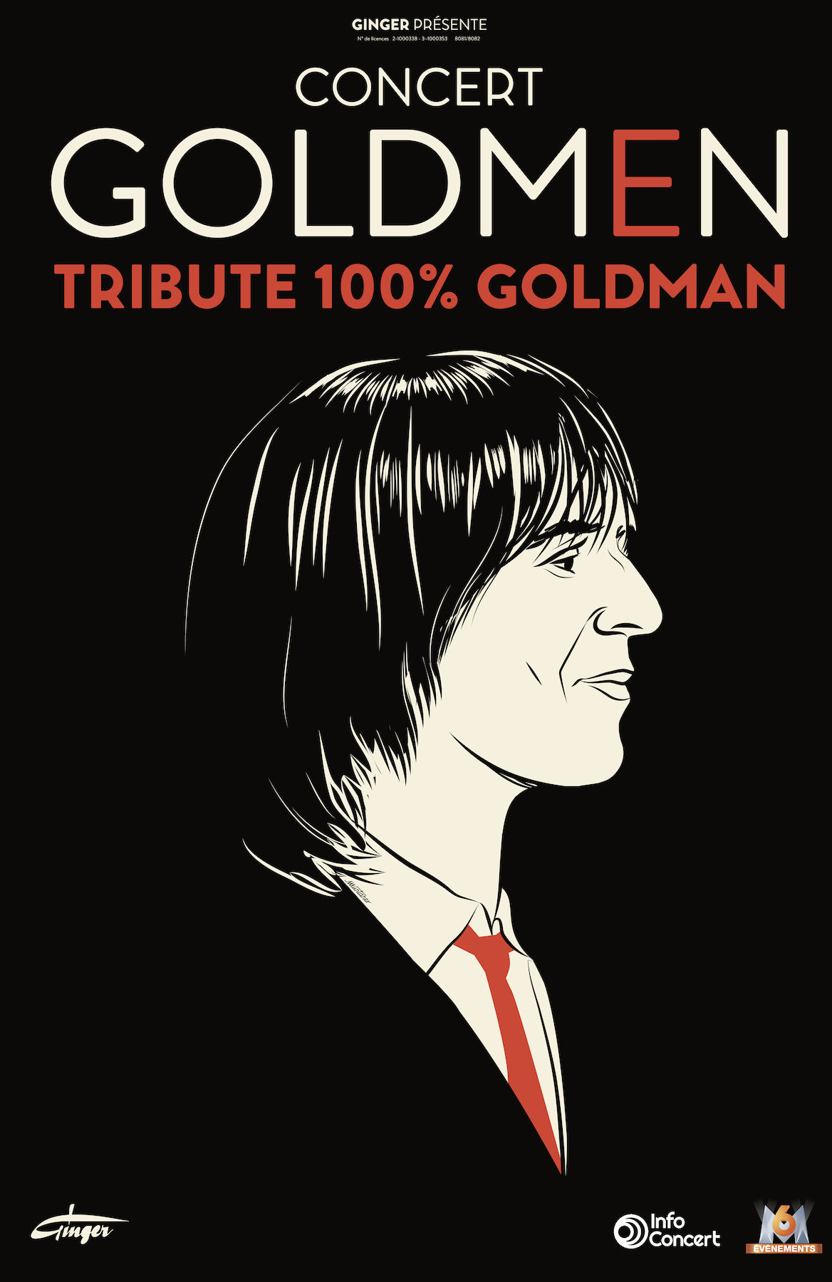 Goldmen Tribute 100 Goldman at Espace Pierre Bachelet - Cartonnerie Tickets