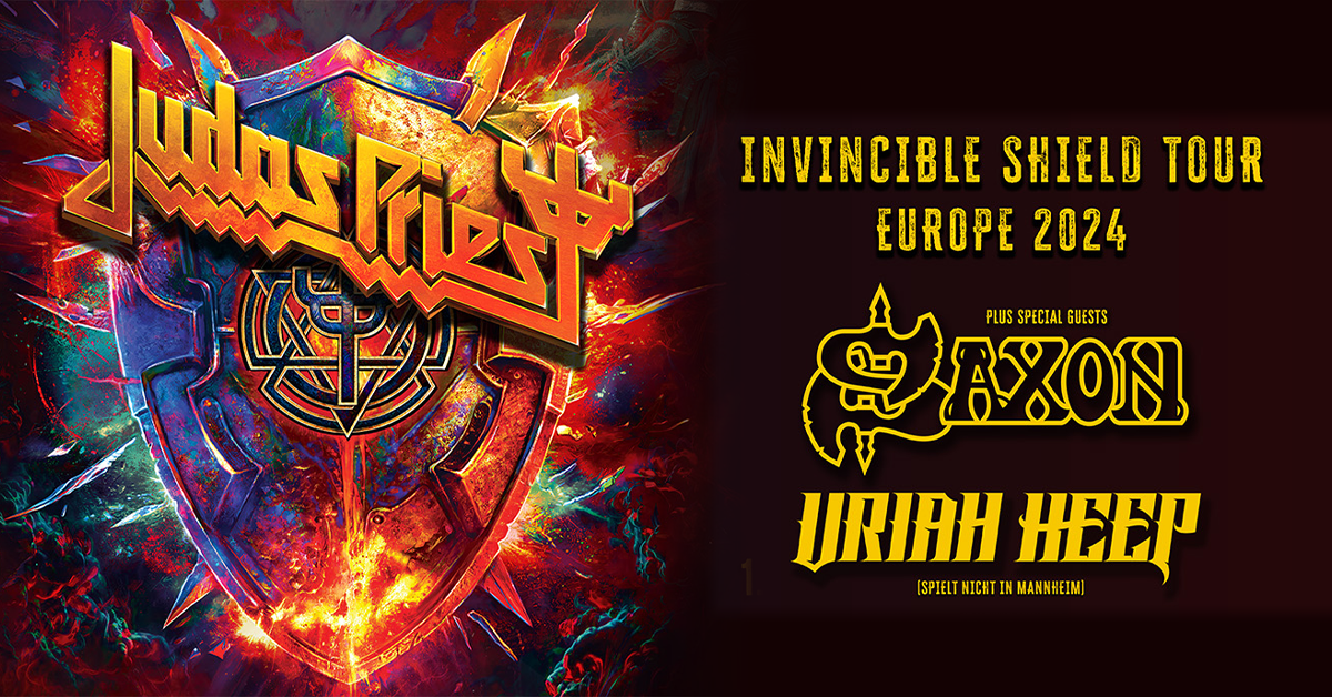 Judas Priest - Invincible Shield Tour - Europe 2024 al Max-Schmeling-Halle Tickets