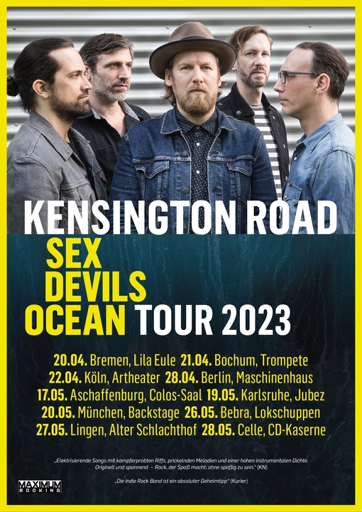 Kensington Road - Sex Devils Ocean Tour 2024 en Backstage Werk Tickets
