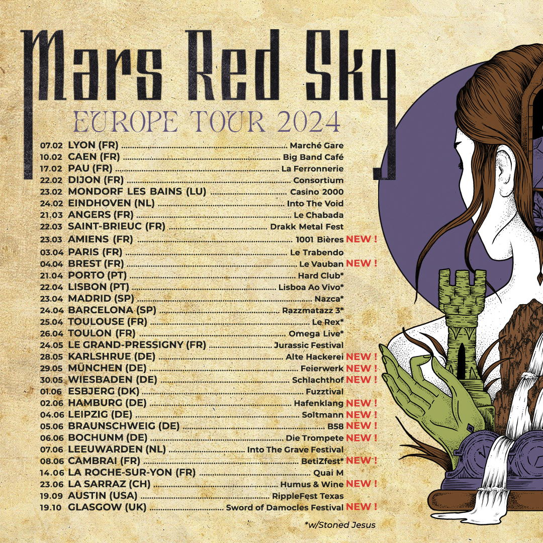 Mars Red Sky - Dawn Of The Dusk European Tour 2024 en Schlachthof Wiesbaden Tickets
