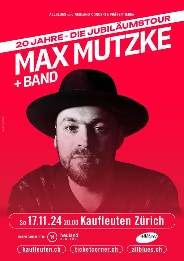 Max Mutzke and Band at Kaufleuten Tickets