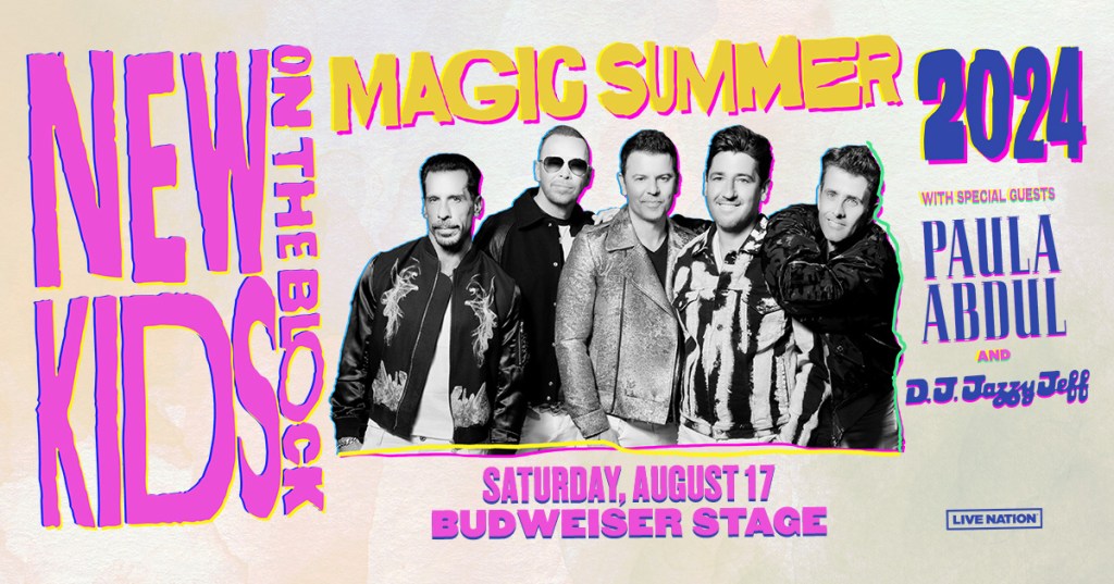 New Kids On The Block al Budweiser Stage Tickets