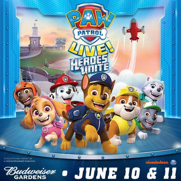 Paw Patrol Live! at Budweiser Gardens Tickets