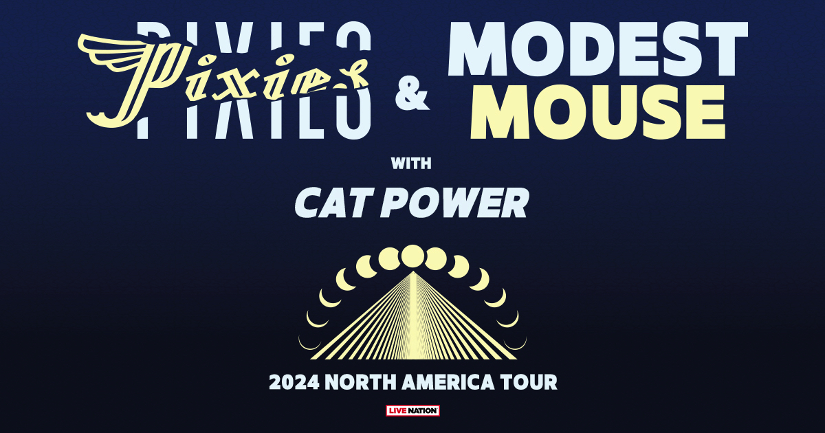 Pixies - Modest Mouse - Cat Power Summer 2024 en Xfinity Center Tickets