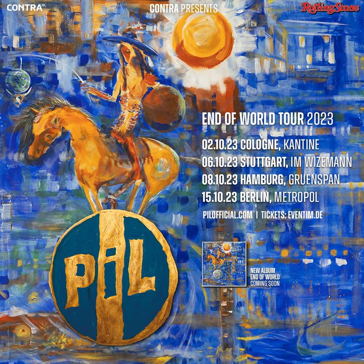 Public Image Limited - End Of World Tour 2023 al Metropol Berlin Tickets