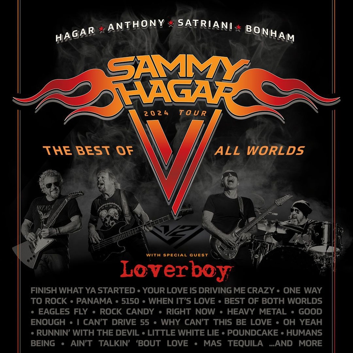 Sammy Hagar - Loverboy in der Budweiser Stage Tickets