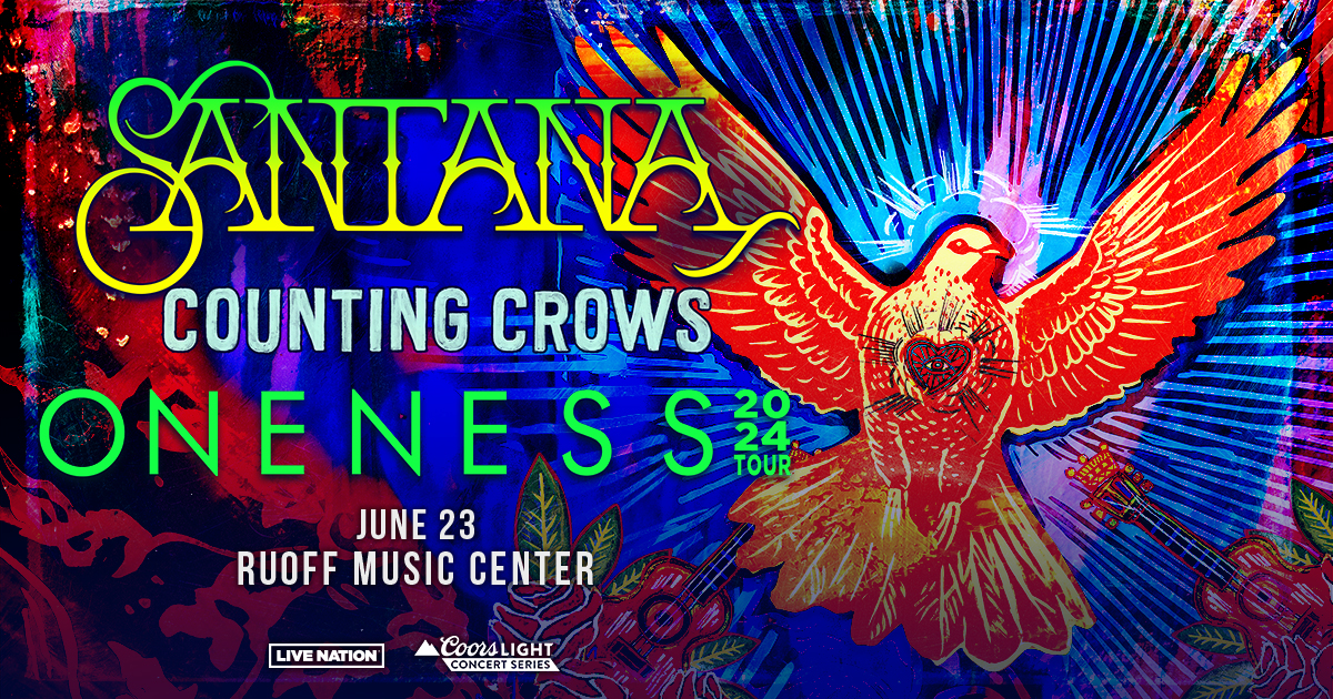 Santana - Counting Crows al Ruoff Music Center Tickets