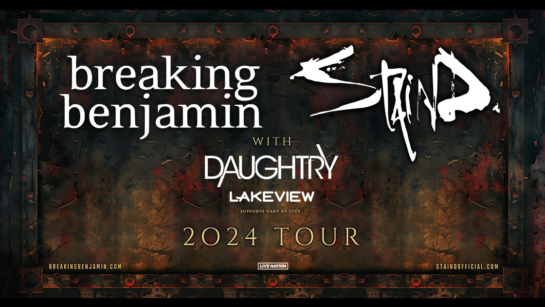 Staind - Breaking Benjamin - Daughtry en Ruoff Music Center Tickets