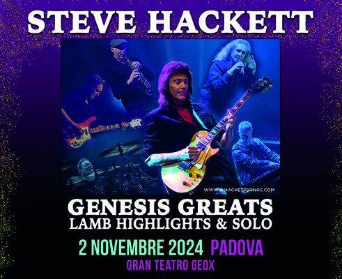 Steve Hackett - Genesis Greats Lamb Highlights Solo al Gran Teatro Geox Tickets