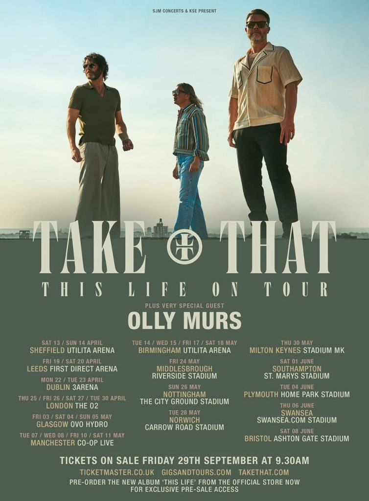 Take That at City Ground Tickets