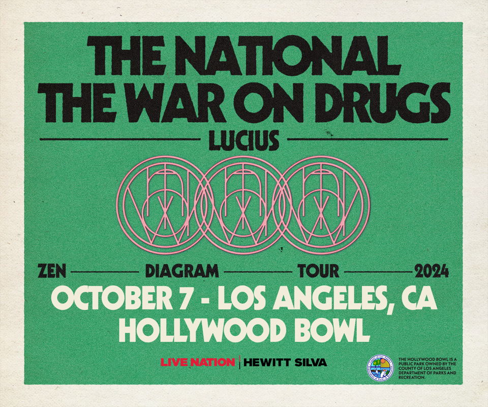 The National - The War On Drugs - Lucius en Hollywood Bowl Tickets