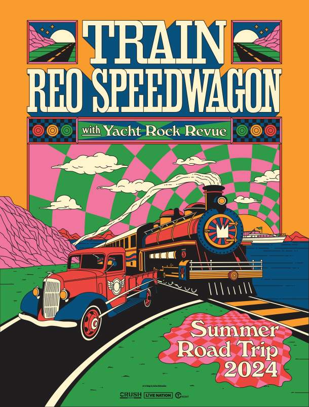 Train - Reo Speedwagon - Summer Road Trip 2024 at Bethel Woods Center For The Arts Tickets
