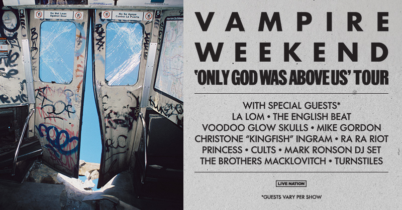 Vampire Weekend en Budweiser Stage Tickets