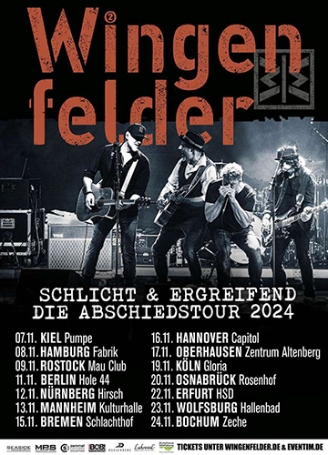 Wingenfelder - Schlicht - Ergreifend - Die Abschiedstour 2024 at Fabrik Hamburg Tickets