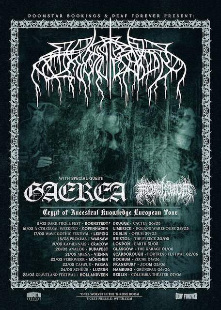 Wolves In The Throne Room - Crypt Of Ancestral Knowledge European Tour in der Gruenspan Tickets