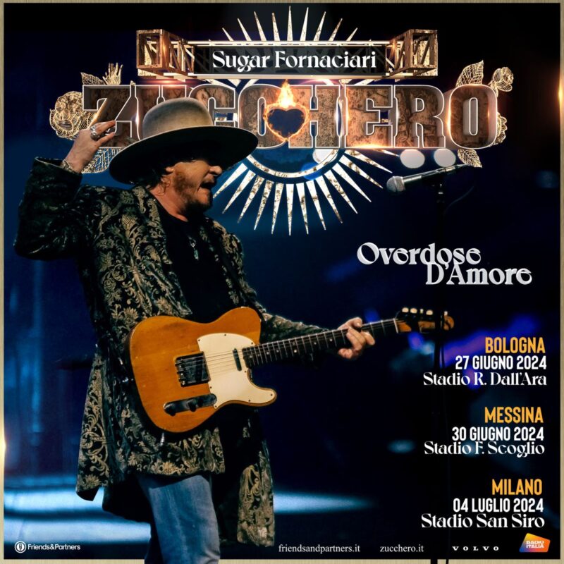 Zucchero - Overdose D'amore World Tour in der Stadio Dall'ara Tickets