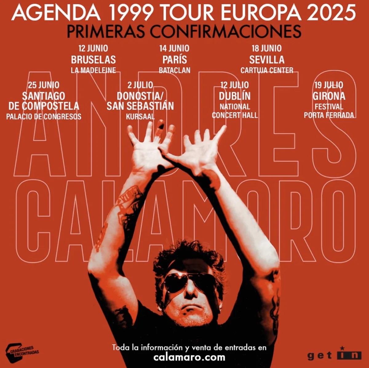 Billets Andrés Calamaro (Bataclan - Paris)