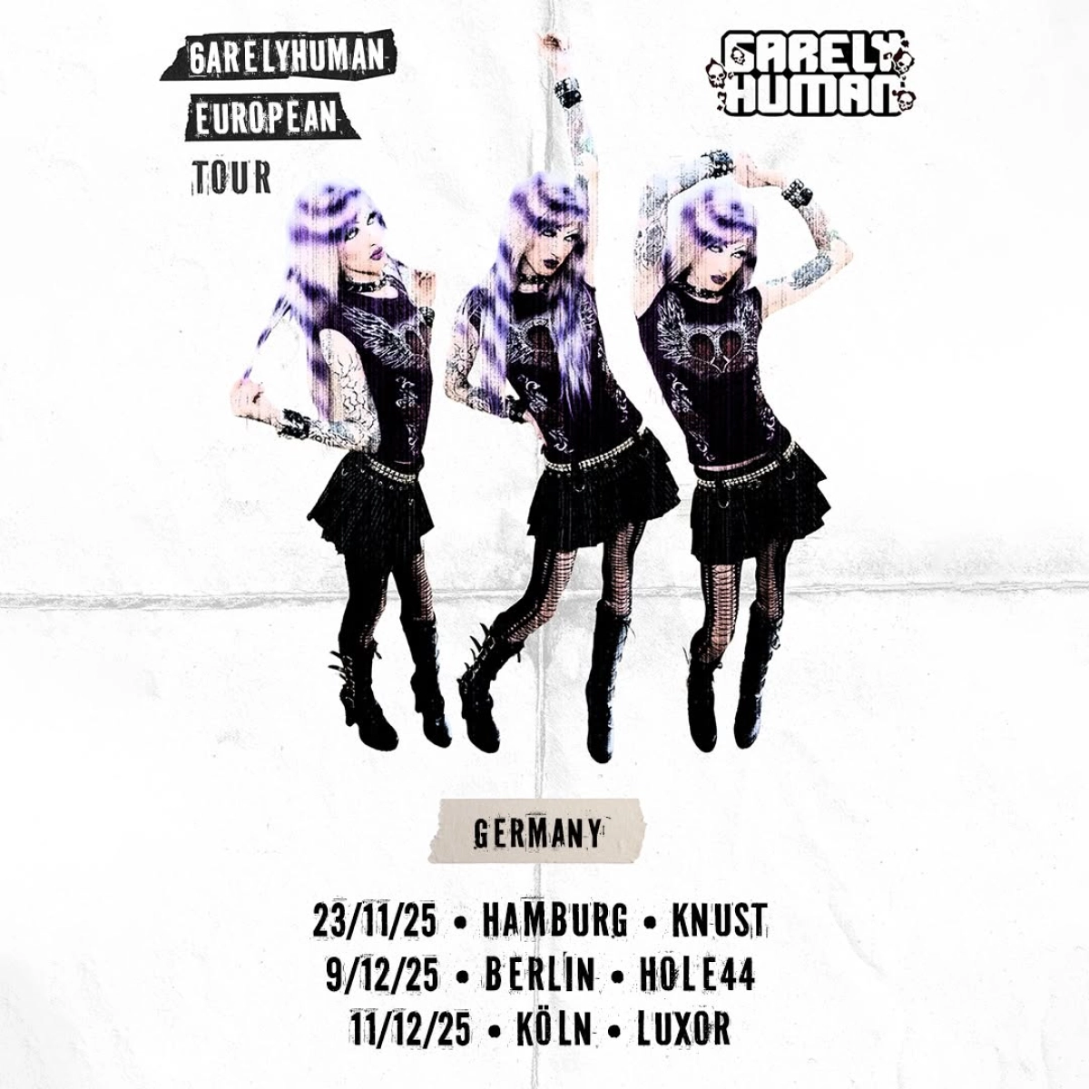 Billets 6arelyhuman (Knust - Hambourg)