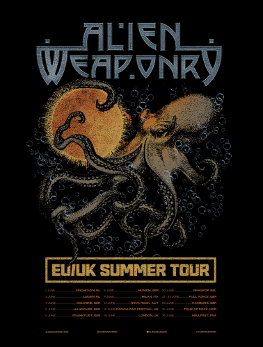 Billets Alien Weaponry - EU Uk Summer Tour (Santeria Toscana 31 - Milan)