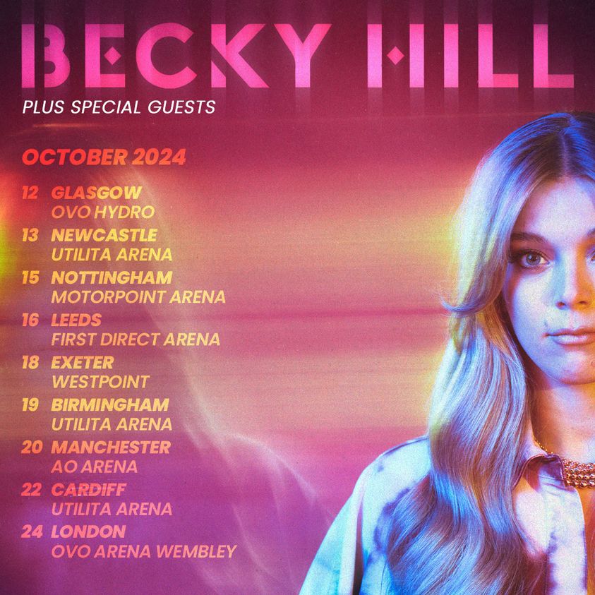 Becky Hill al Manchester AO Arena Tickets