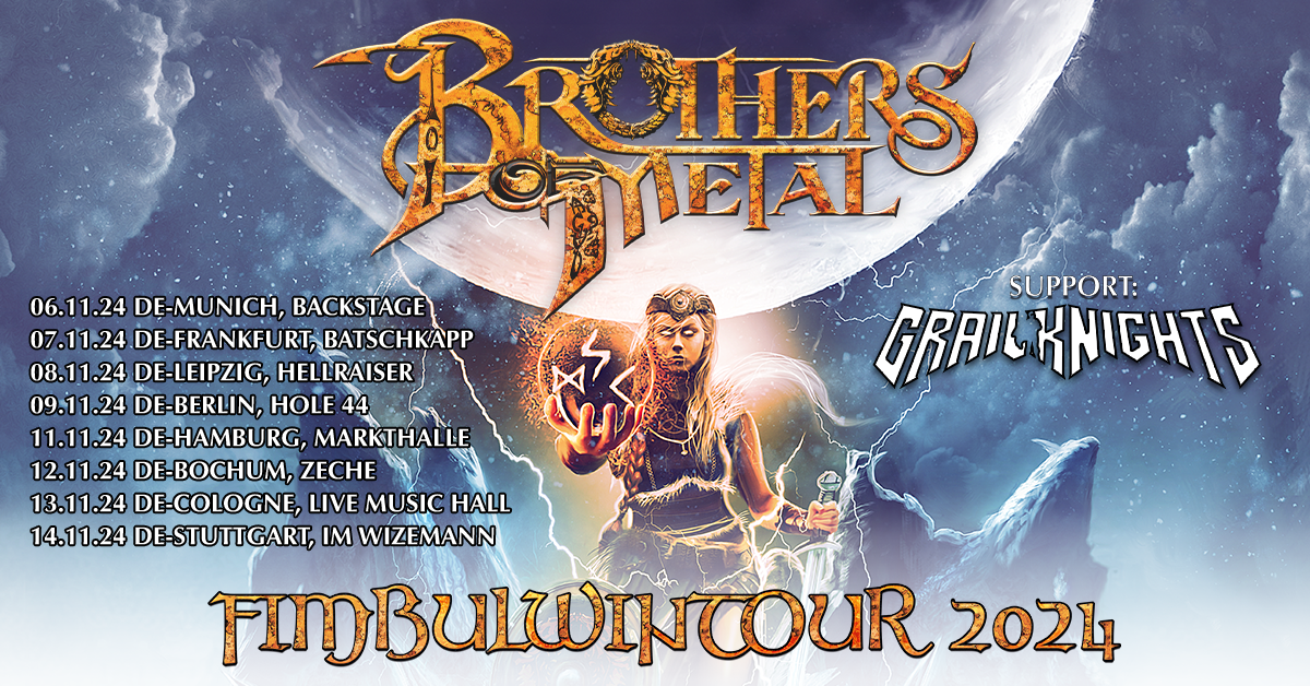Brothers of Metal - Fimbulwintour 2024 en Im Wizemann Tickets