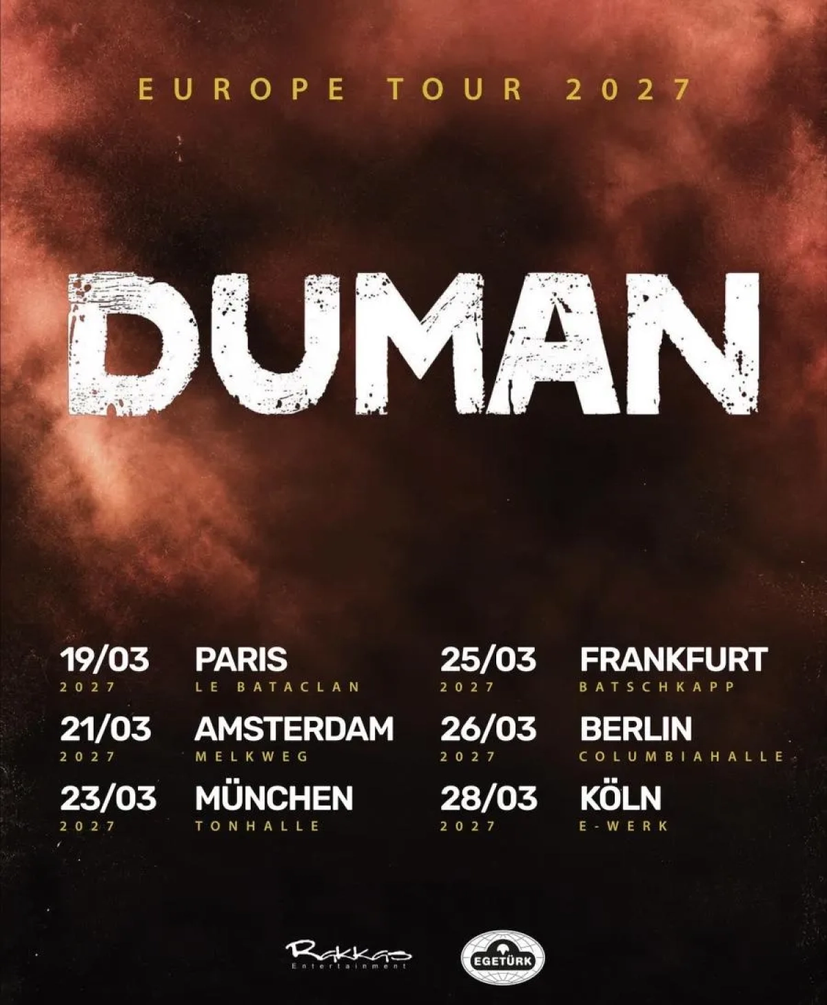 Duman en Melkweg Tickets