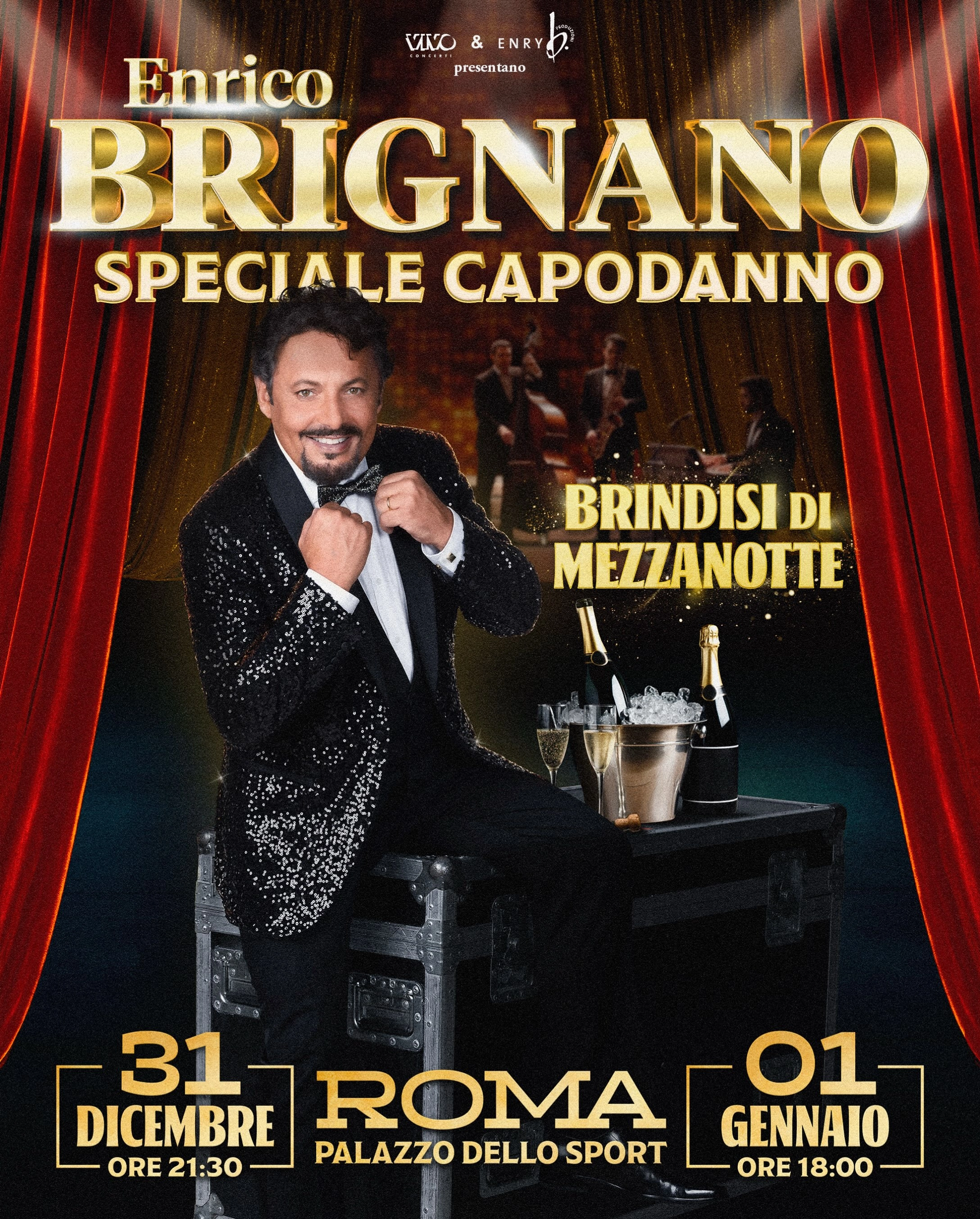 Enrico Brignano in der Palazzo Dello Sport Roma Tickets