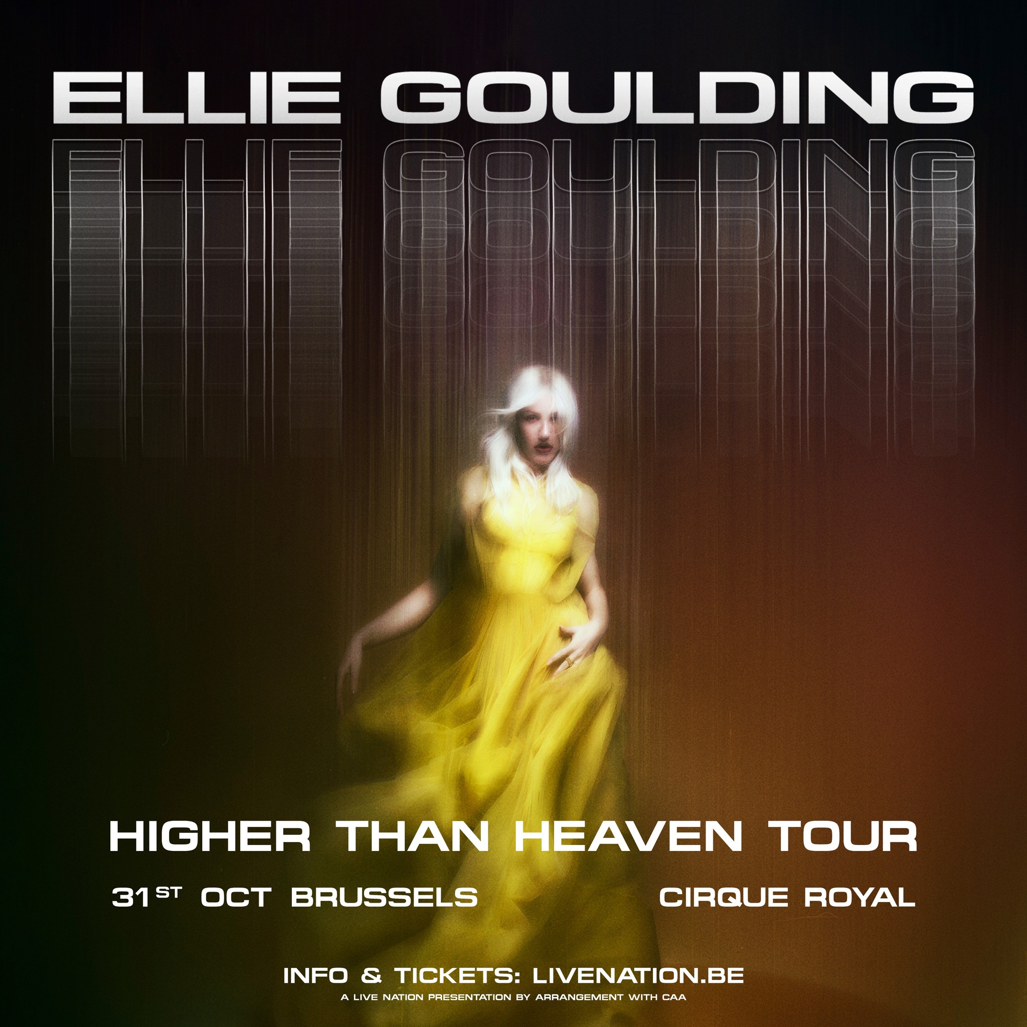 Billets Ellie Goulding - Higher Than Heaven Tour (Cirque Royal Bruxelles - Bruxelles)
