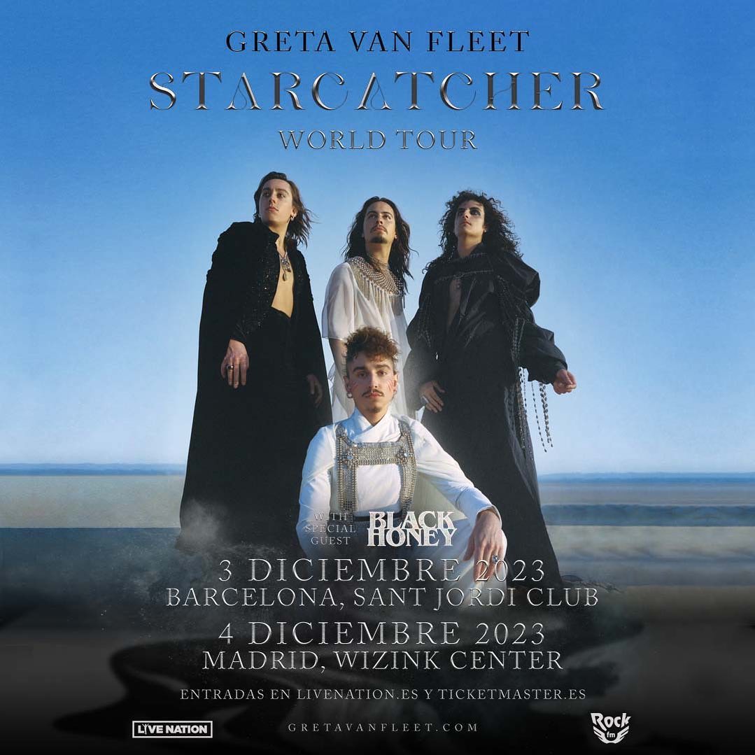 Billets Greta Van Fleet - Starcatcher World Tour (Palau Sant Jordi - Barcelone)