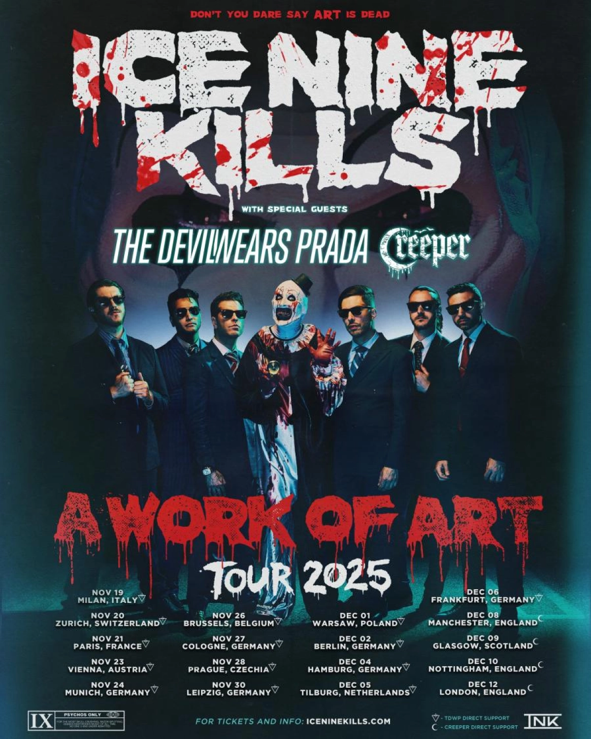 Billets Ice Nine Kills (Zenith München - München)