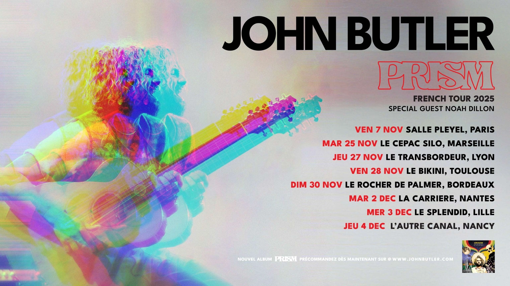 Billets John Butler (Le Transbordeur - Villeurbanne)