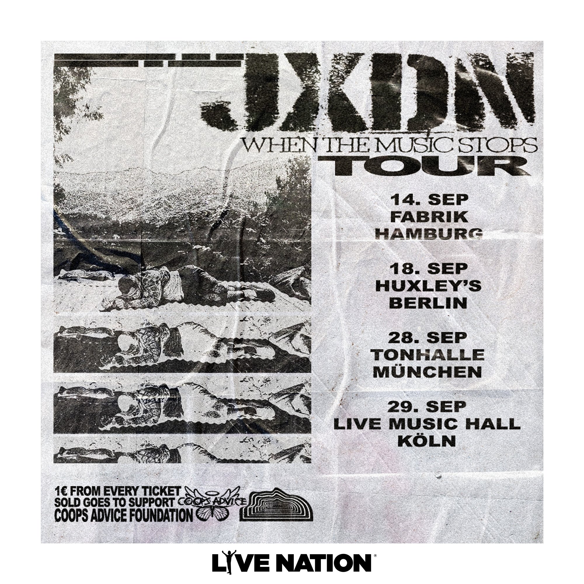 Jxdn - When The Music Stops Tour al TonHalle München Tickets