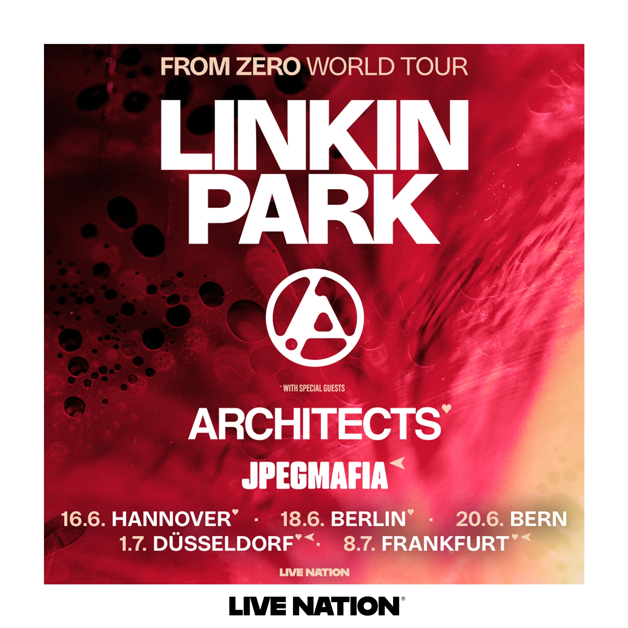 Billets Linkin Park (Deutsche Bank Park - Francfort)