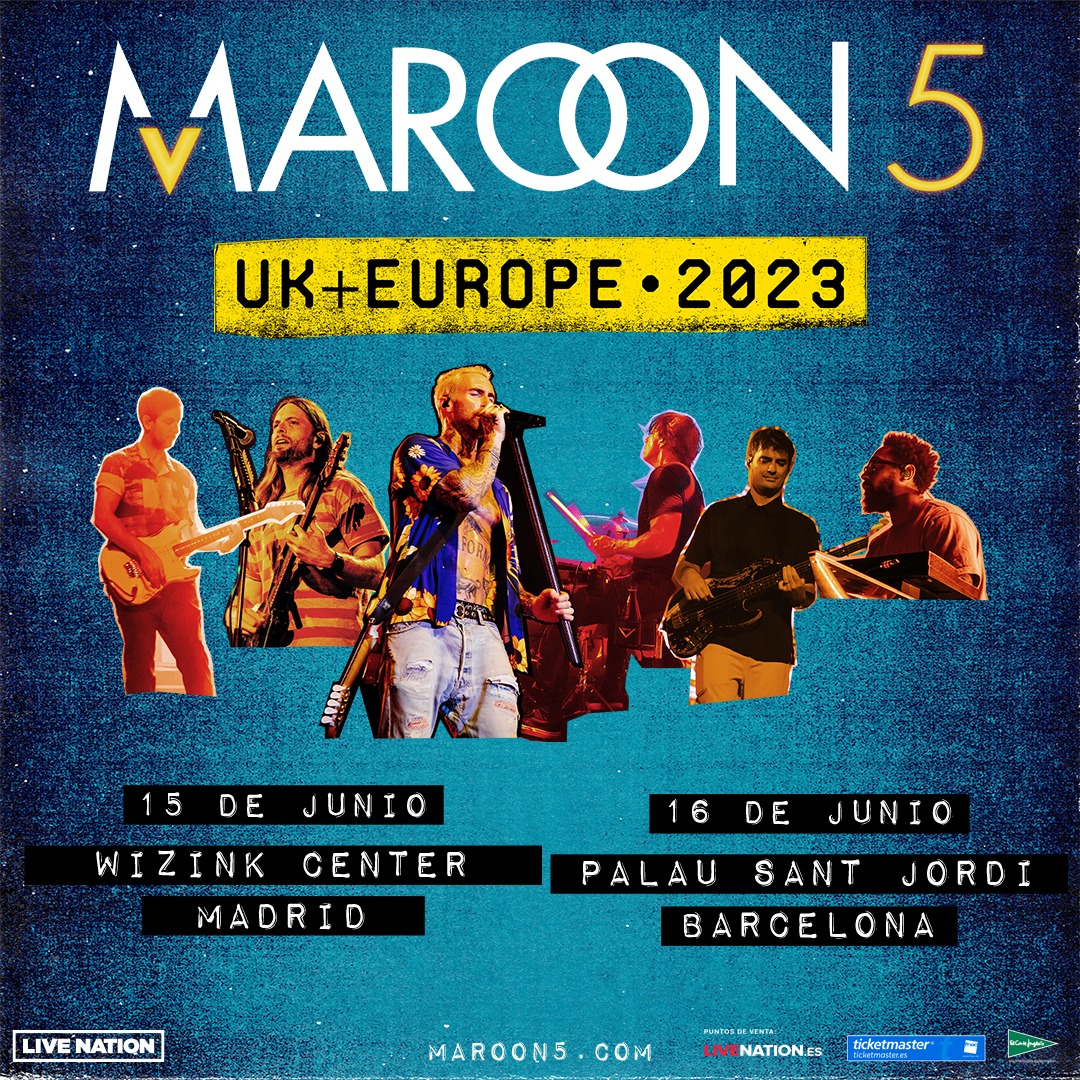 Billets Maroon 5 (Palau Sant Jordi - Barcelone)