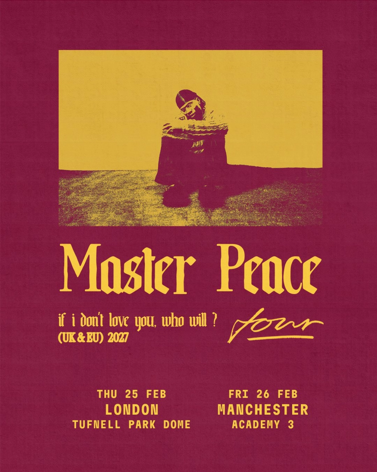 Master Peace at Concorde 2 Tickets