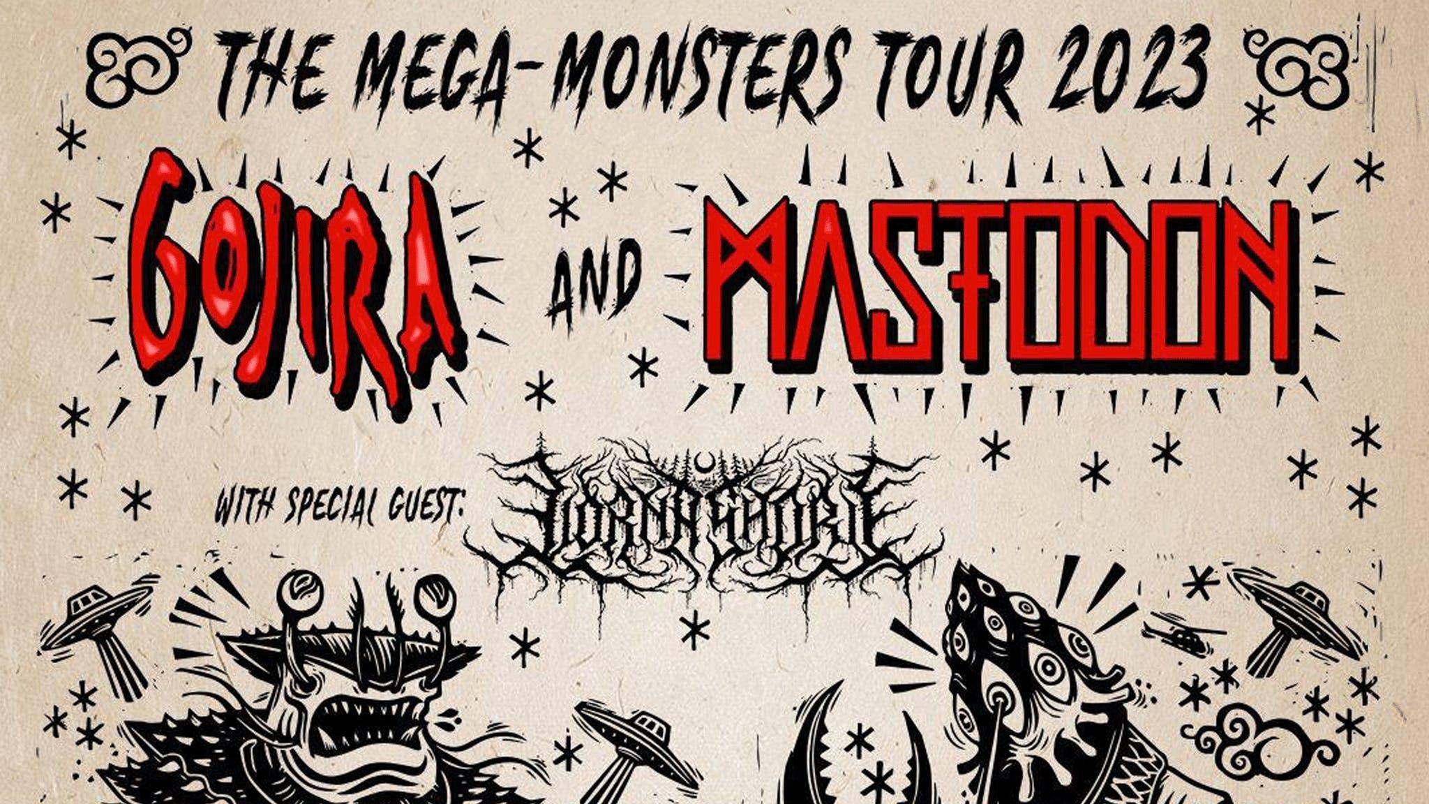 The Megamonsters Tour Mastodon Gojira With Special Guest Lorna