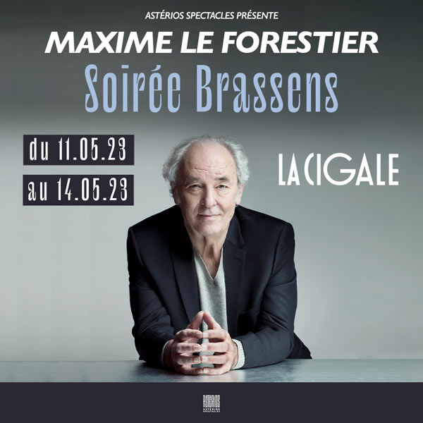 Billets Maxime Le Forestier (La Cigale - Paris)