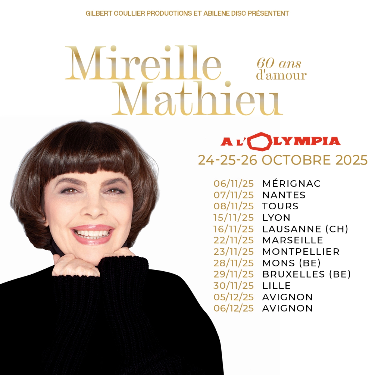 Mireille Mathieu at L'amphitheatre Tickets